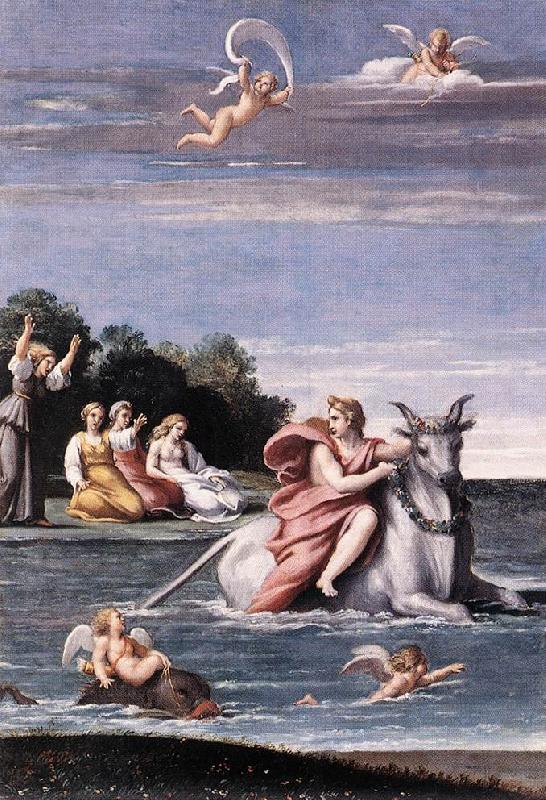 CARRACCI, Antonio The Rape of Europa dfg France oil painting art